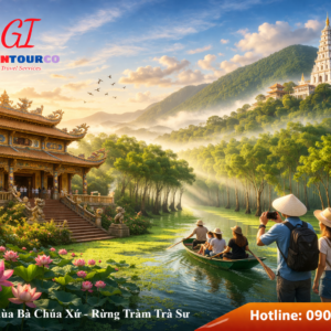 Tour Châu Đốc - Bà Chúa Xứ - Rừng Tràm/Núi Cấm 1N1D Ghép Đoàn