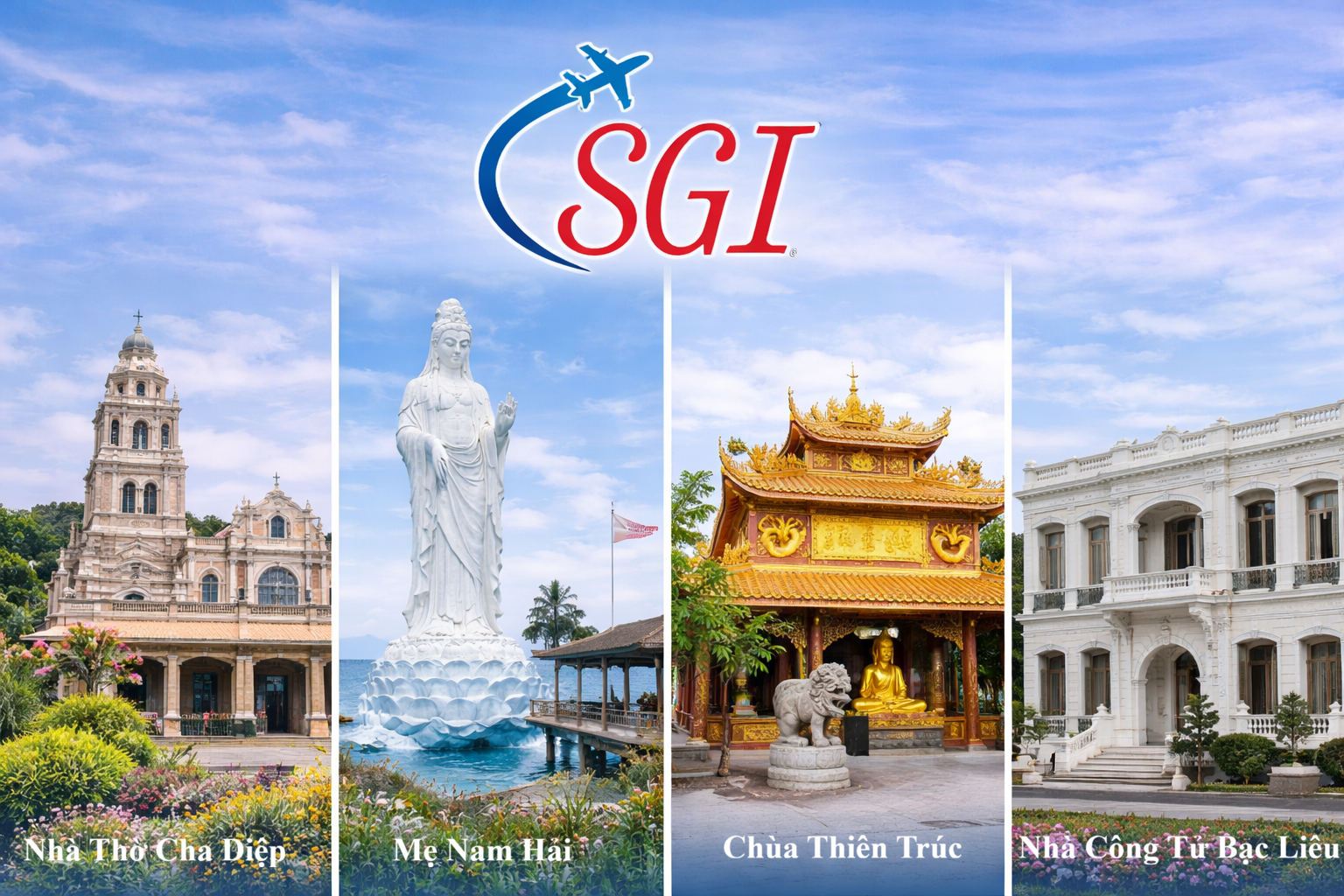 Tour Hành Hương Cha Diệp - Mẹ Nam Hải 1N1D Ghép Đoàn