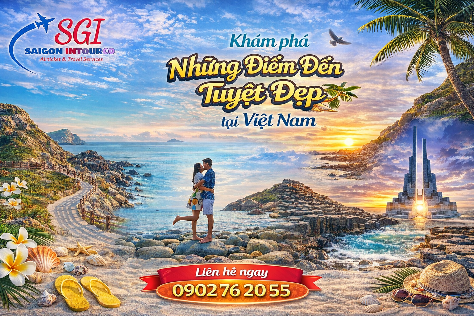 Tour Quy Nhơn - Kỳ Co - Phú Yên 3N3D Ghép Đoàn