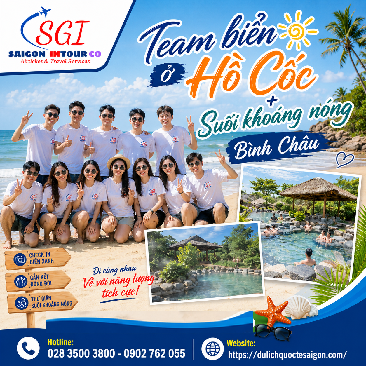 Tour du lịch Bình Châu - Hồ Cốc 1 Ngày